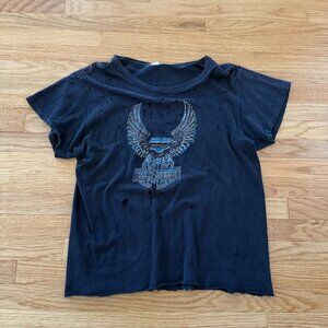 Vintage 1980's Harley Davidson Thrashed T-Shirt Medium